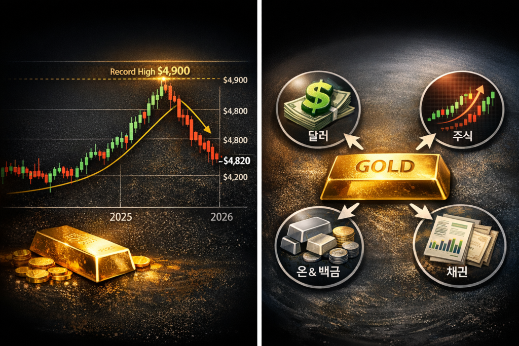 금 가격 전략 2026년 사상 최고가 차트