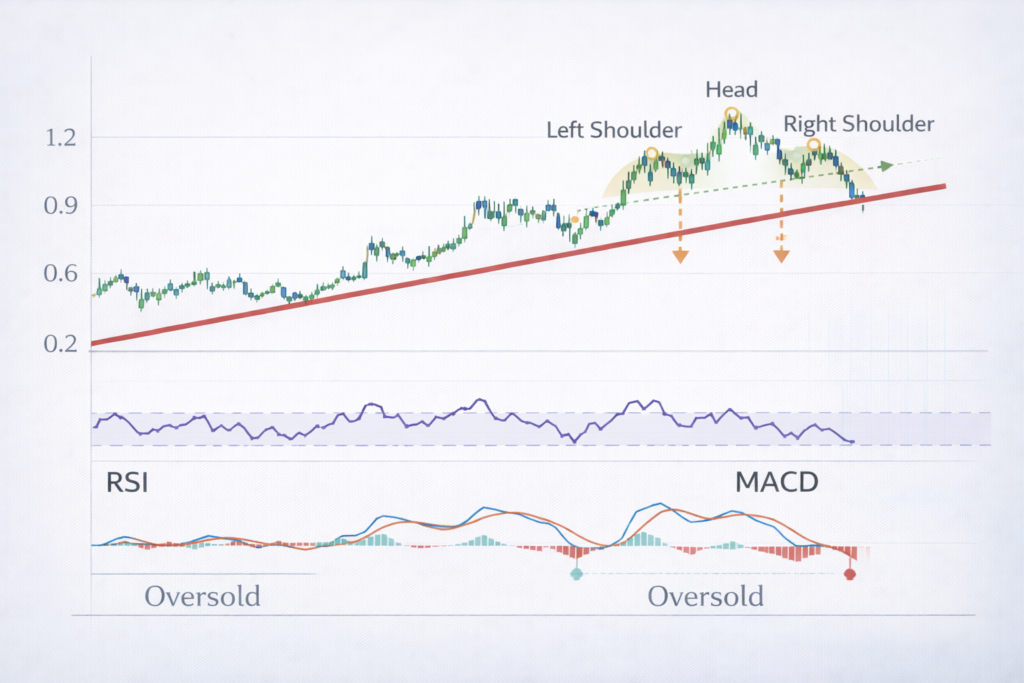 금 비트코인 자산 전략 2026 BTC Gold Ratio 기술적 분석 RSI MACD 과매도