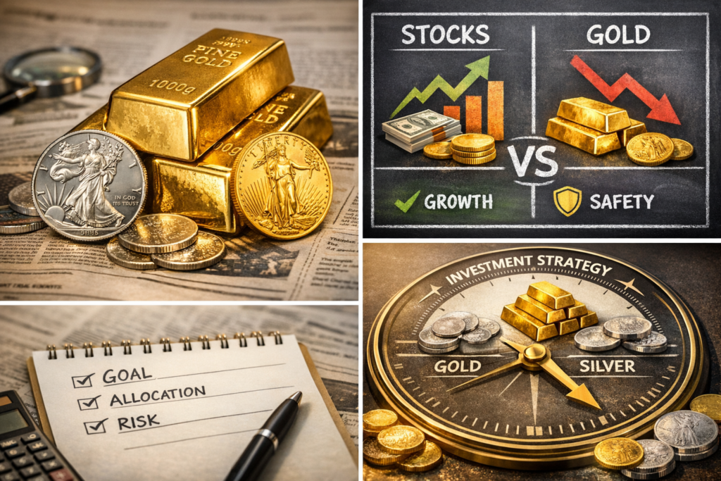 금 은 구매 완전 가이드 실물 골드바와 실버코인 자산 전략 이미지