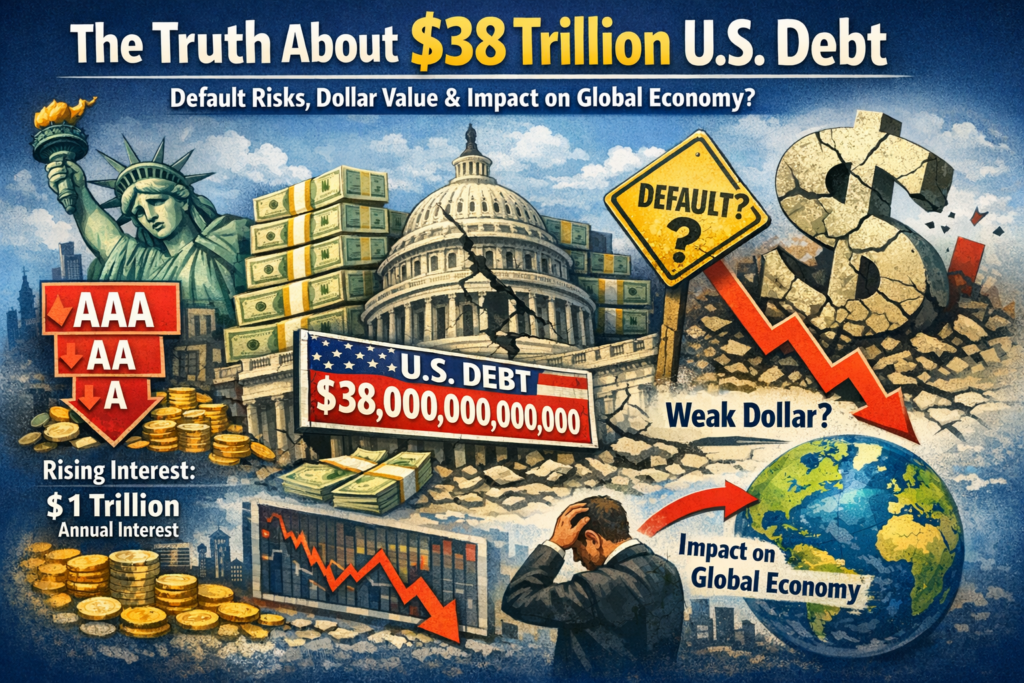 미국 국가부채 38조 달러의 진실: 디폴트 가능성·달러 가치·한국 경제 영향 완전 분석 1 미국 국가부채 38조 달러의 진실: 디폴트 가능성·달러 가치·한국 경제 영향 완전 분석