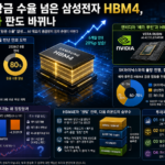 80% 황금 수율을 달성한 삼성전자 HBM4 반도체와 엔비디아 베라 루빈 AI 가속기 공급망