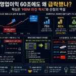 HBM 마진 착시를 보여주는 SK하이닉스의 사상 최대 실적과 주가 괴리 그래프